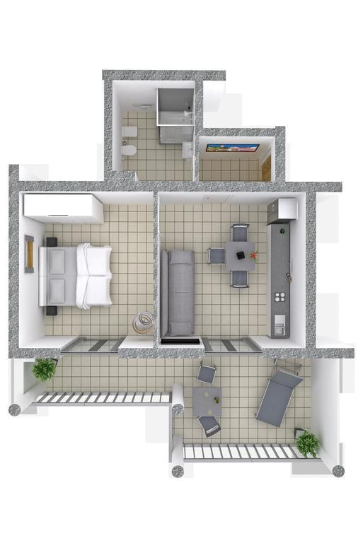 Mk | Apartments Nin 브르시 객실 사진